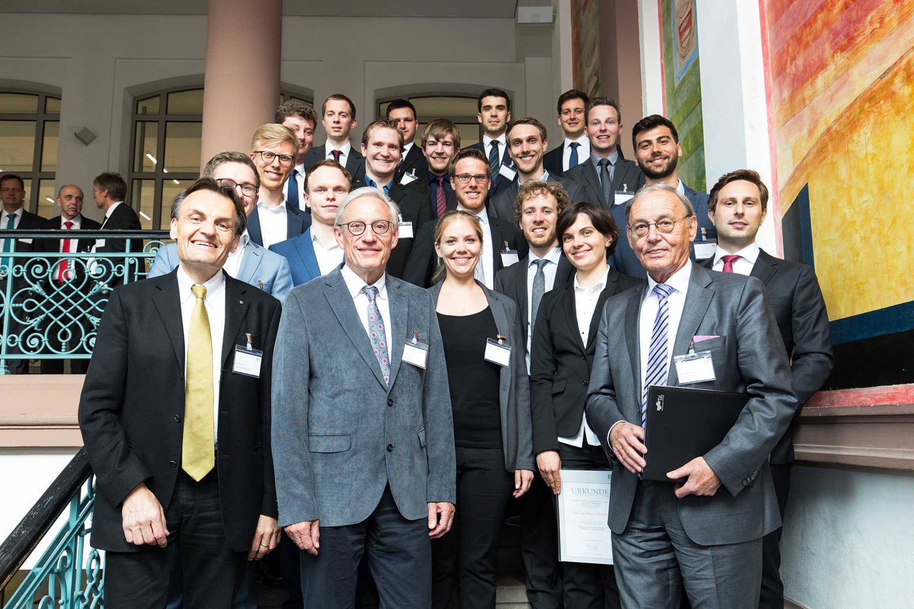 Ceremony for the "SEW-Eurodrive-Stiftung" Award and our former Masterstudent Pietro Rossi